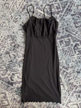 Wild fable Black Spaghetti-Strap Dress